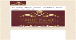 Desktop Screenshot of dunkles-paaradies.com