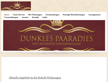 Tablet Screenshot of dunkles-paaradies.com